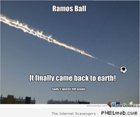 Ramos ball came back to earth at PMSLweb.com