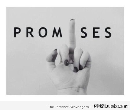 Promises finger – Tuesday laughs at PMSLweb.com