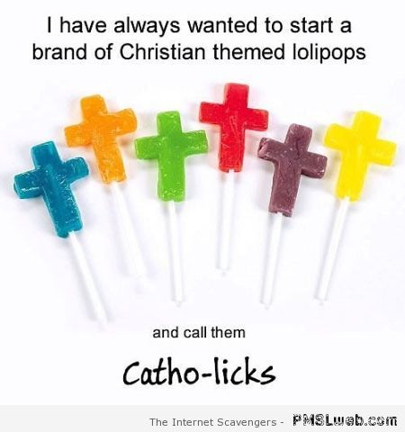 Catho-licks lollipops at PMSLweb.com