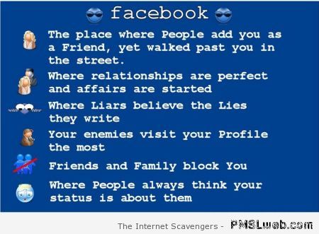 Funny facebook facts at PMSLweb.com