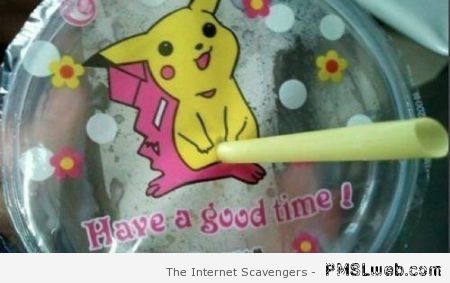 Pikachu straw fail at PMSLweb.com