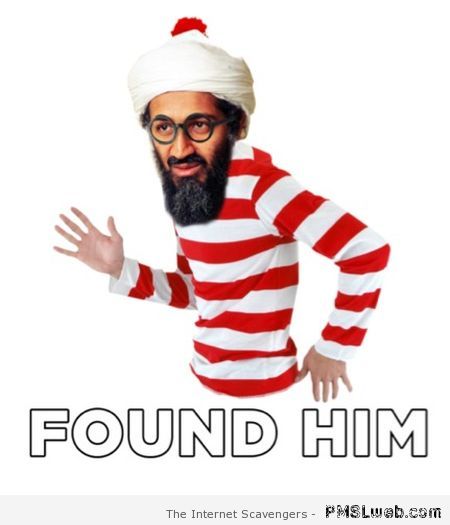 Bin Laden waldo meme at PMSLweb.com