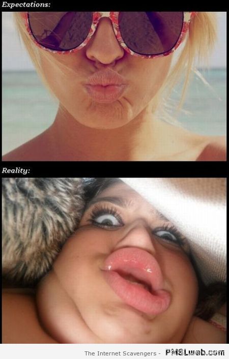 Kiss expectations versus reality – Funny images at PMSLweb.com