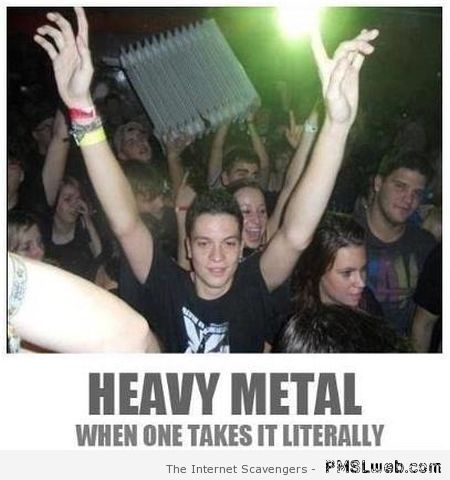 Heavy metal humor – Rock music funnies at PMSLweb.com