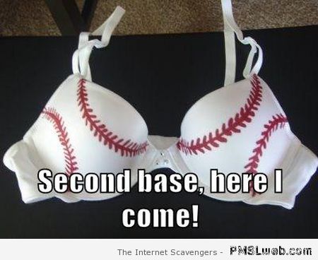 Baseball bra meme at PMSLweb.com
