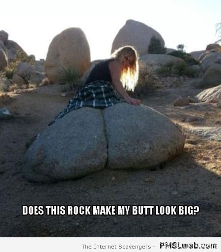Rock butt meme at PMSLweb.com