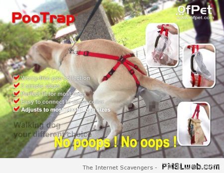 Pet poo trap at PMSLweb.com