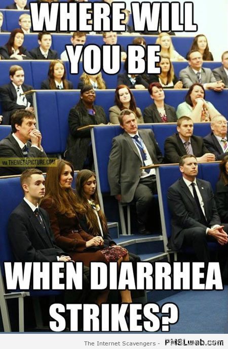 Where will you be when diarrhea strikes at PMSLweb.com