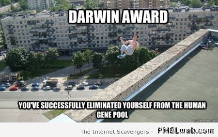 Darwin Award funny at PMSLweb.com