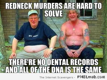 Redneck murders are hard to solve at PMSLweb.com