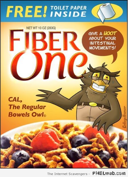 Fiber one funny cereal at PMSLweb.com