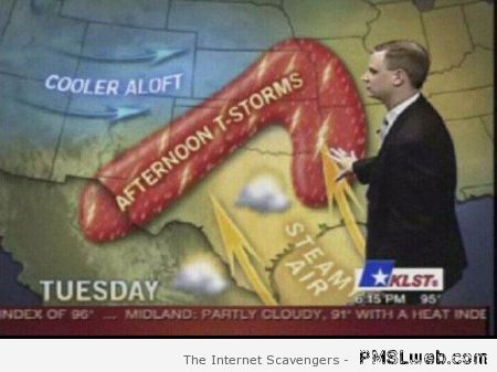 Naughty weather forecast at PMSLweb.com