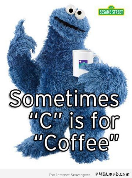 C is for coffee at PMSLweb.com