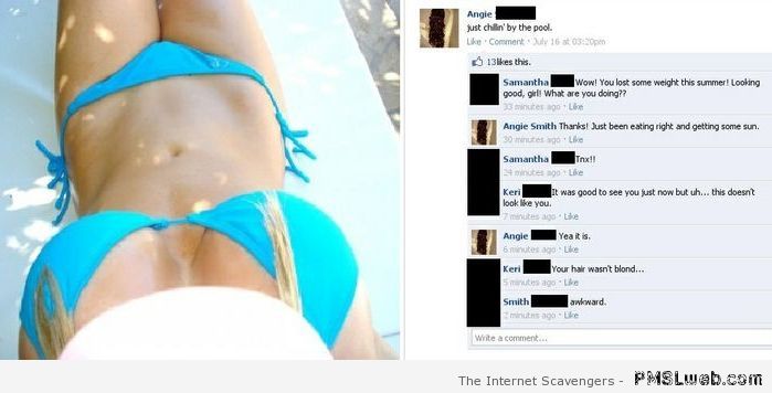 Facebook bikini fail at PMSLweb.com