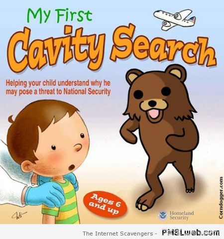 My first cavity search fake book cover at PMSLweb.com