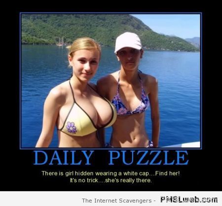 Daily puzzle demotivational at PMSLweb.com