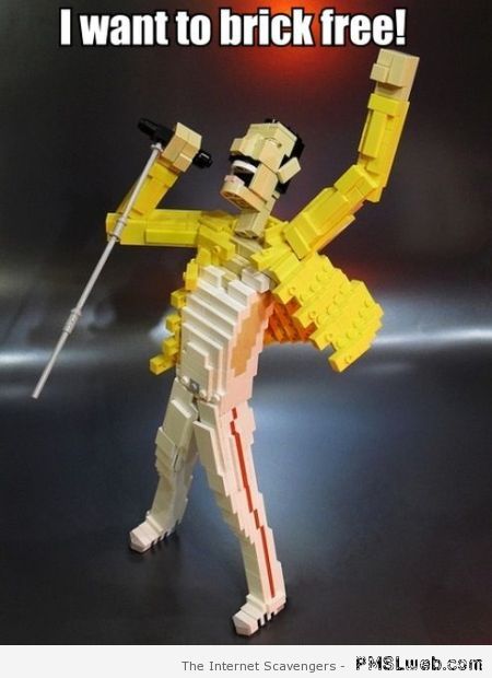 Lego Freddy Mercury meme at PMSLweb.com