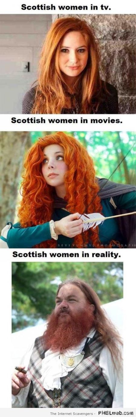 Scottish women humor at PMSLweb.com