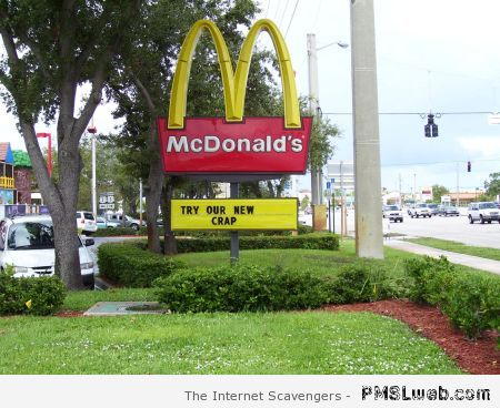 McDonalds fail at PMSLweb.com
