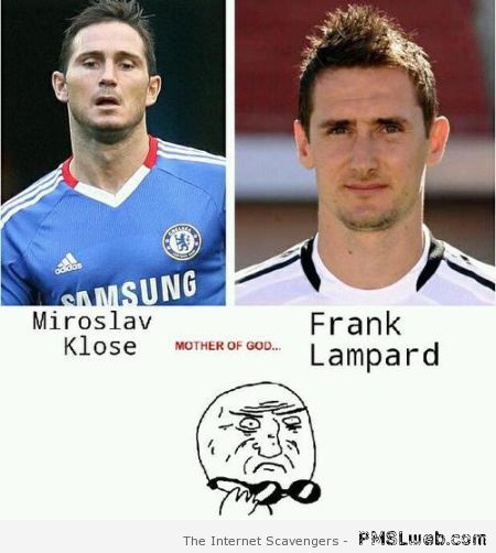 Klose and Lampard mother of God meme at PMSLweb.com