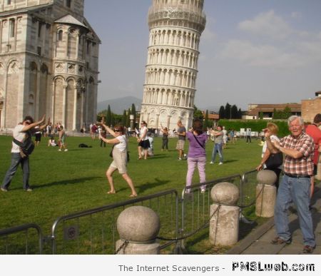 Tower of Pisa humor at PMSLweb.com