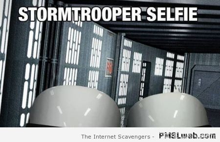 Stormtrooper selfie at PMSLweb.com