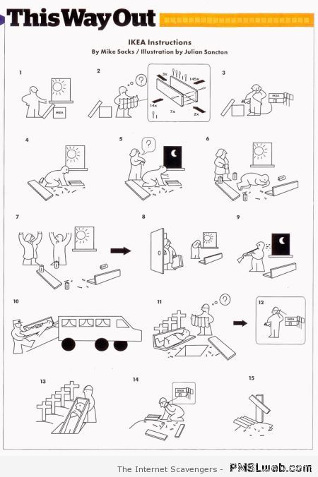 Funny Ikea instructions at PMSLweb.com