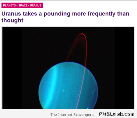 Uranus takes a pounding at PMSLweb.com