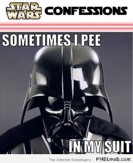Star Wars confessions – Funny Star Wars pics at PMSLweb.com