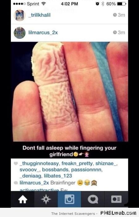 Don’t fall asleep fingering your girlfriend at PMSLweb.com