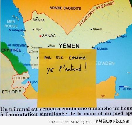 Yemen jeu de mots humour – Barre de rire at PMSLweb.com