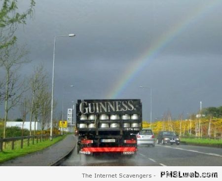 Guinness at the end of the rainbow – Freaking funny at PMSLweb.com