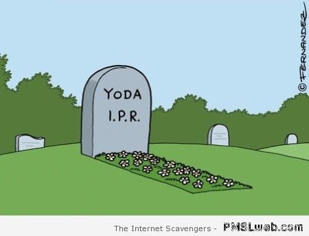 Funny Yoda RIP at PMSLweb.com