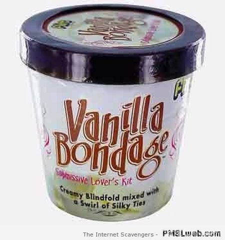 Vanilla bondage ice-cream at PMSLweb.com