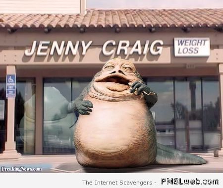 Jenny Craig Jabba humor at PMSLweb.com