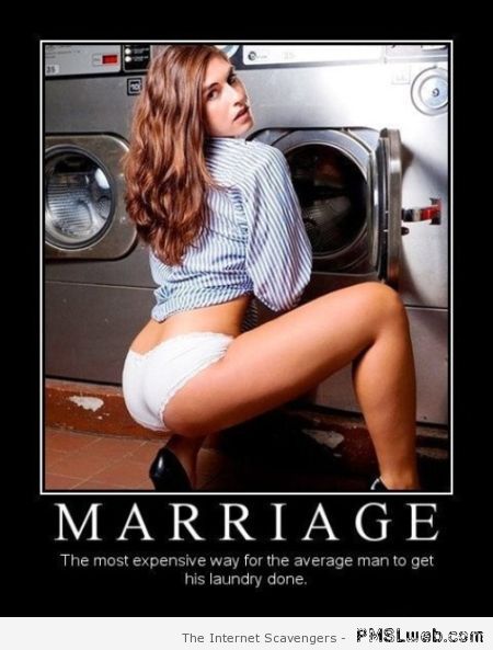 Marriage and laundry humor at PMSLweb.com