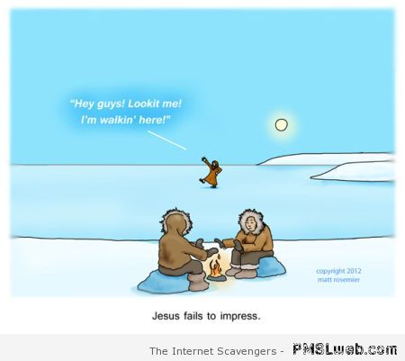 Jesus fails to impress Eskimos at PMSLweb.com
