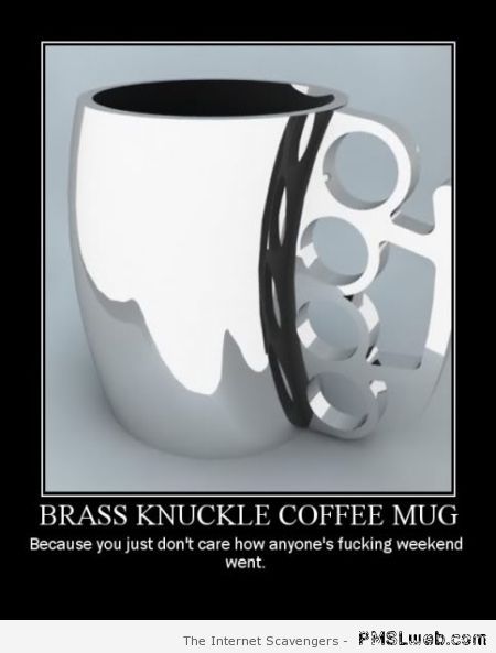 Knuckle coffee mug at PMSLweb.com