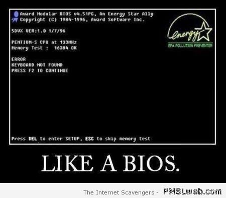 Like a BIOS – Funny computer world at PMSLweb.com