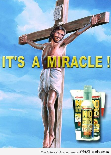 No more nails Jesus parody at PMSLweb.com