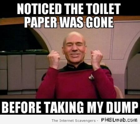 Funny toilet paper meme at PMSLweb.com