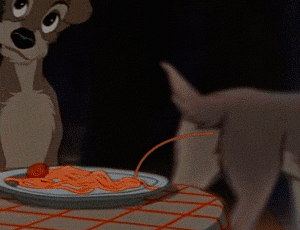 Lady and the tramp spaghetti parody – Funny Sunday pictures at PMSLweb.com