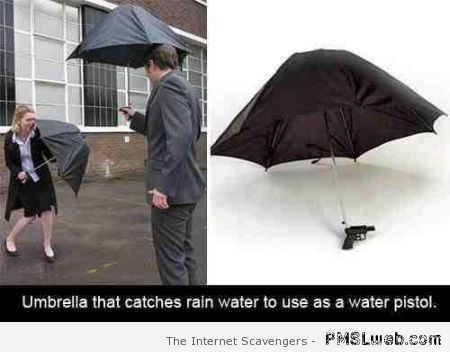 Umbrella water pistol at PMSLweb.com