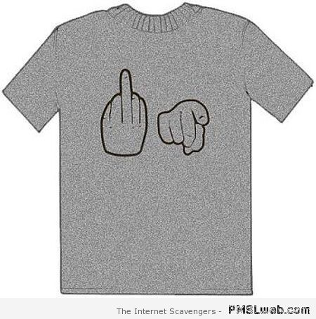 F*ck you T-shirt at PMSLweb.com