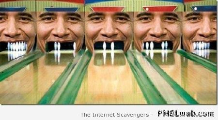 Funny Obama bowling at PMSLweb.com