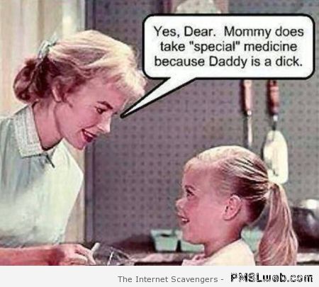 Mommy takes special medicine humor at PMSLweb.com