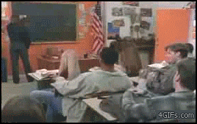 When Chuck Norris is the teacher gif at PMSLweb.com