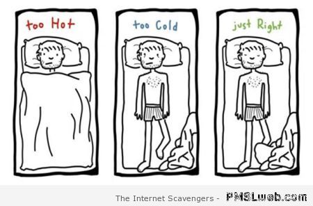 Temperature in bed funny – Silly pictures at PMSLweb.com