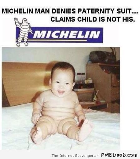 Michelin man denies paternity humor at PMSLweb.com