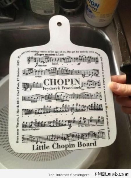 Chopin board funny music picture at PMSLweb.com